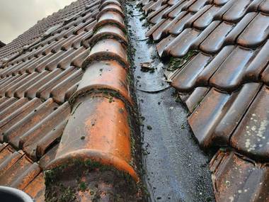 Ontstopte dakgoot - project 1